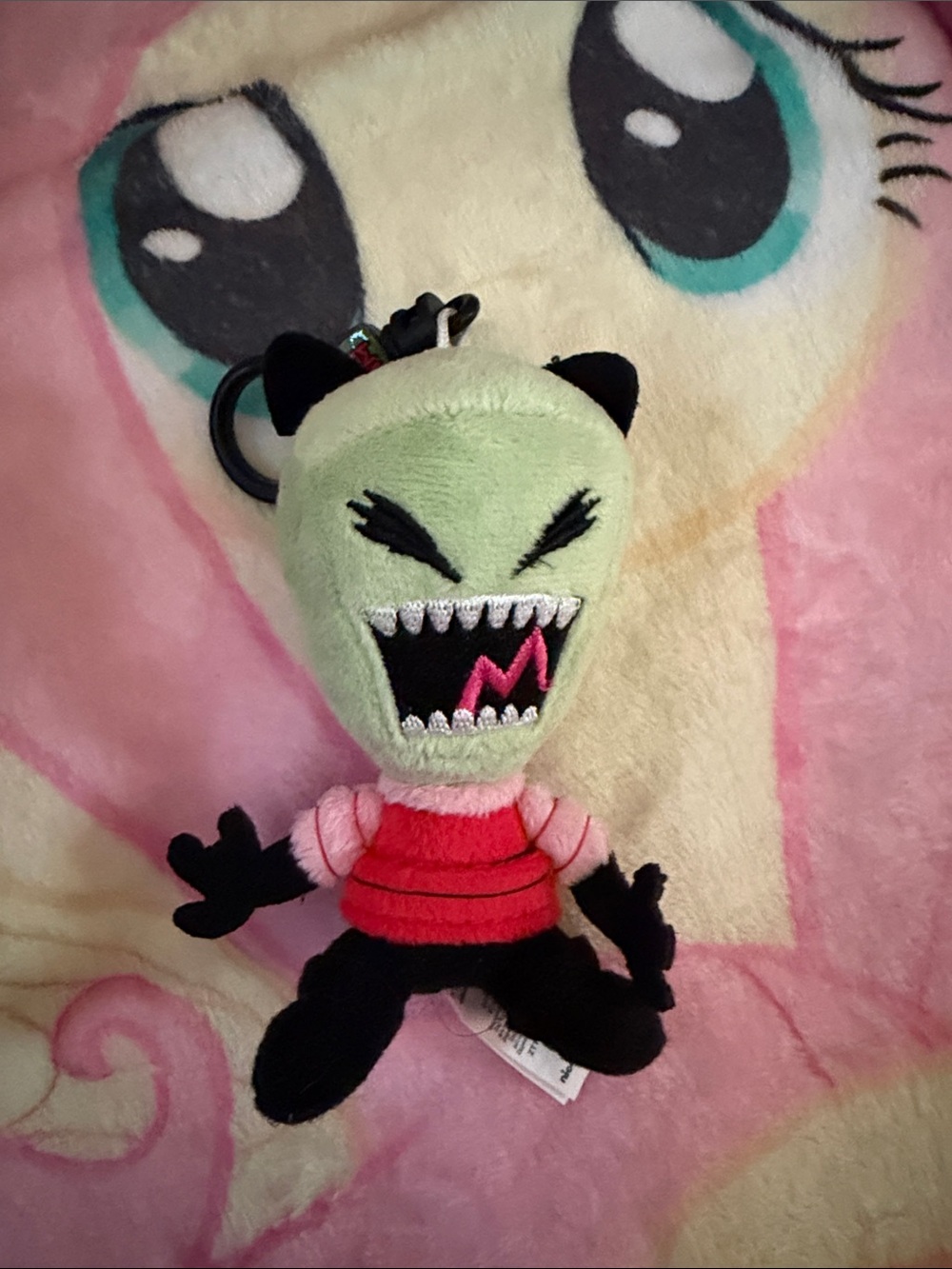 Invader Zim plush keychain
